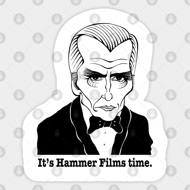 CHRISTOPHER LEE FAN ART Sticker by cartoonistguy